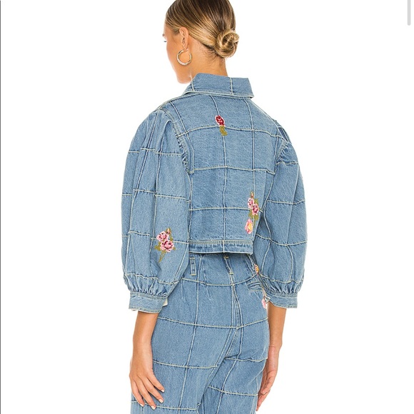 LOVESHACKFANCY DENIM JACKET - Picture 8 of 12